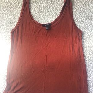 Forever 21 Women's Burnt Orange Tank Top